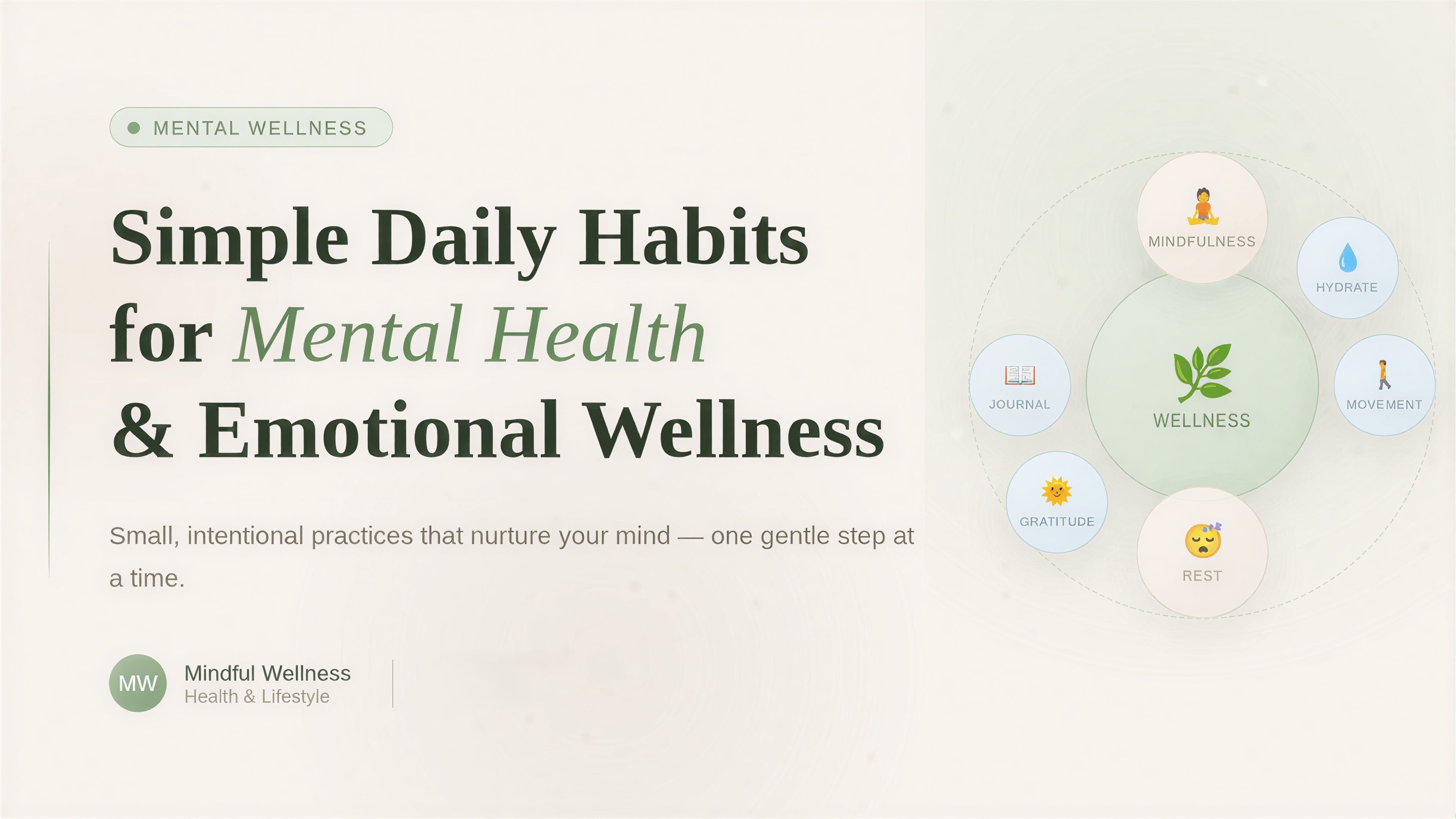 Simple Daily Habits for Mental Health That Improve Emotional Wellness